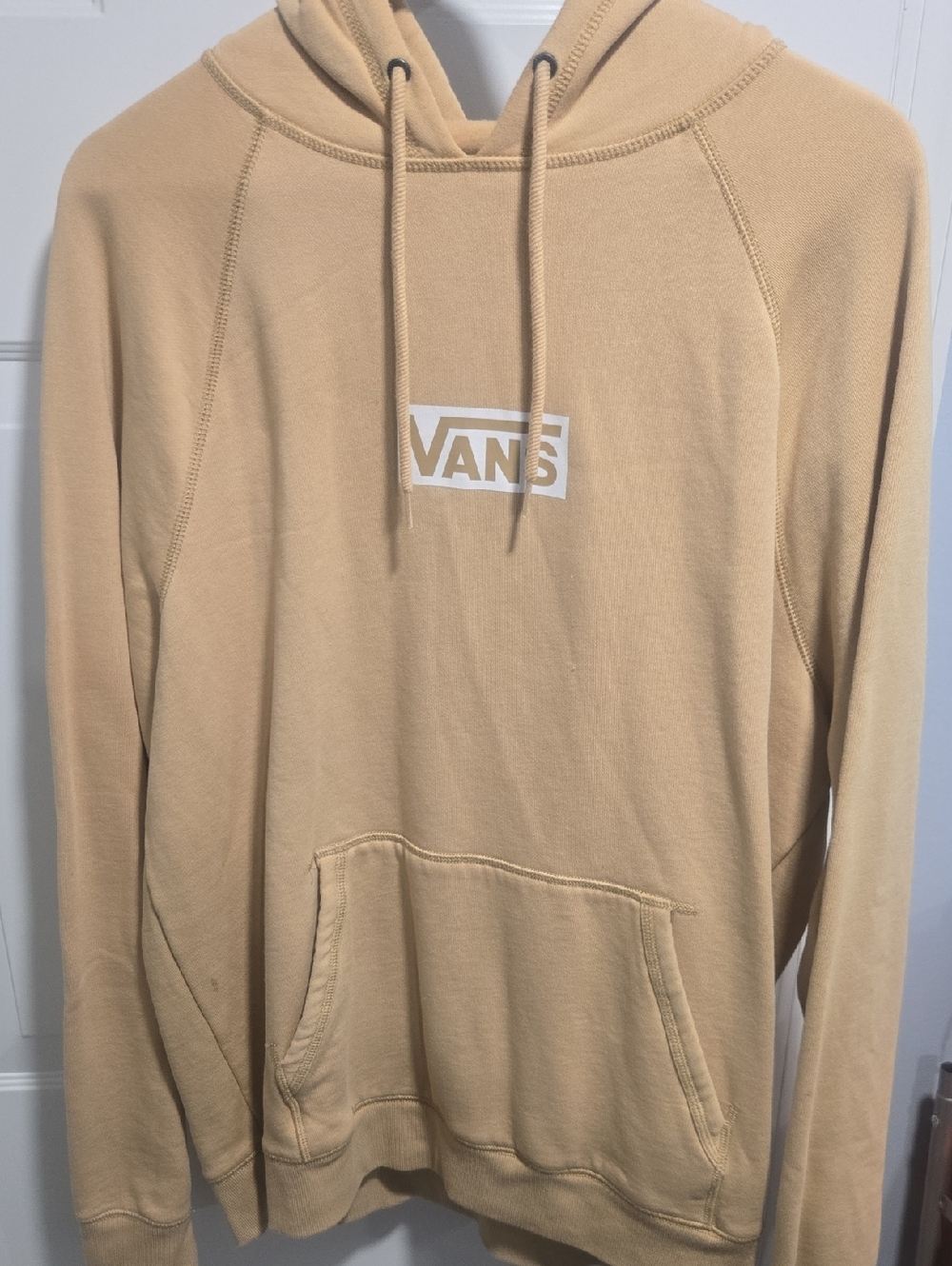 Vans Sand Pullover Hoodie with White Logo
